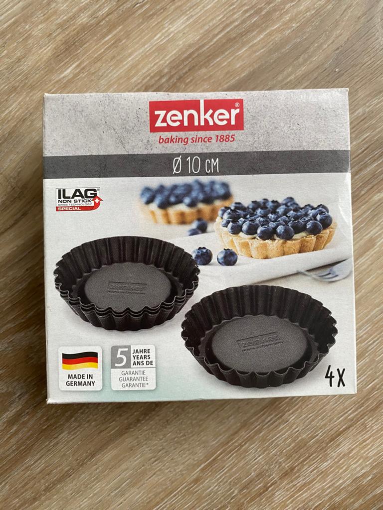 Zenker Bakvormpjes 4 Stuks NIEUW!, Ophalen of Verzenden, Nieuw, Taarten, Bakvorm