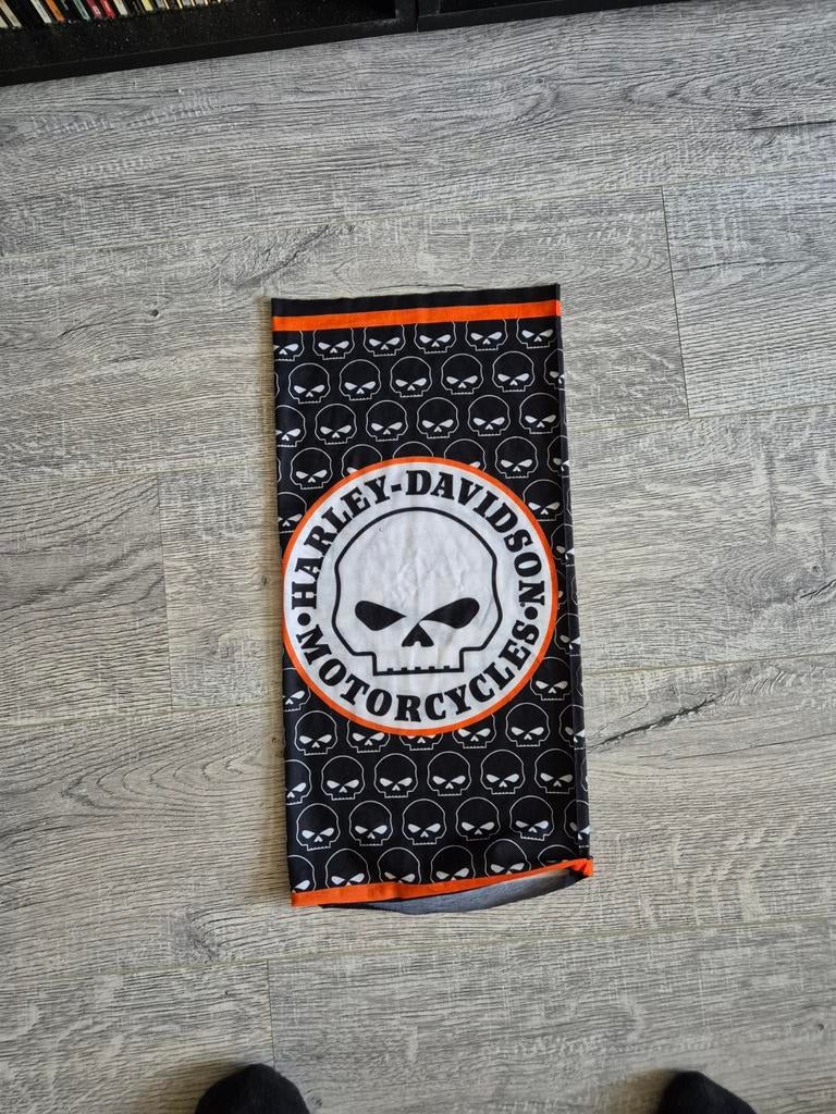 Neck Gaiter Harley Davidson Skull, Ophalen of Verzenden, Zo goed als nieuw, Harley Davidson, Sjaal