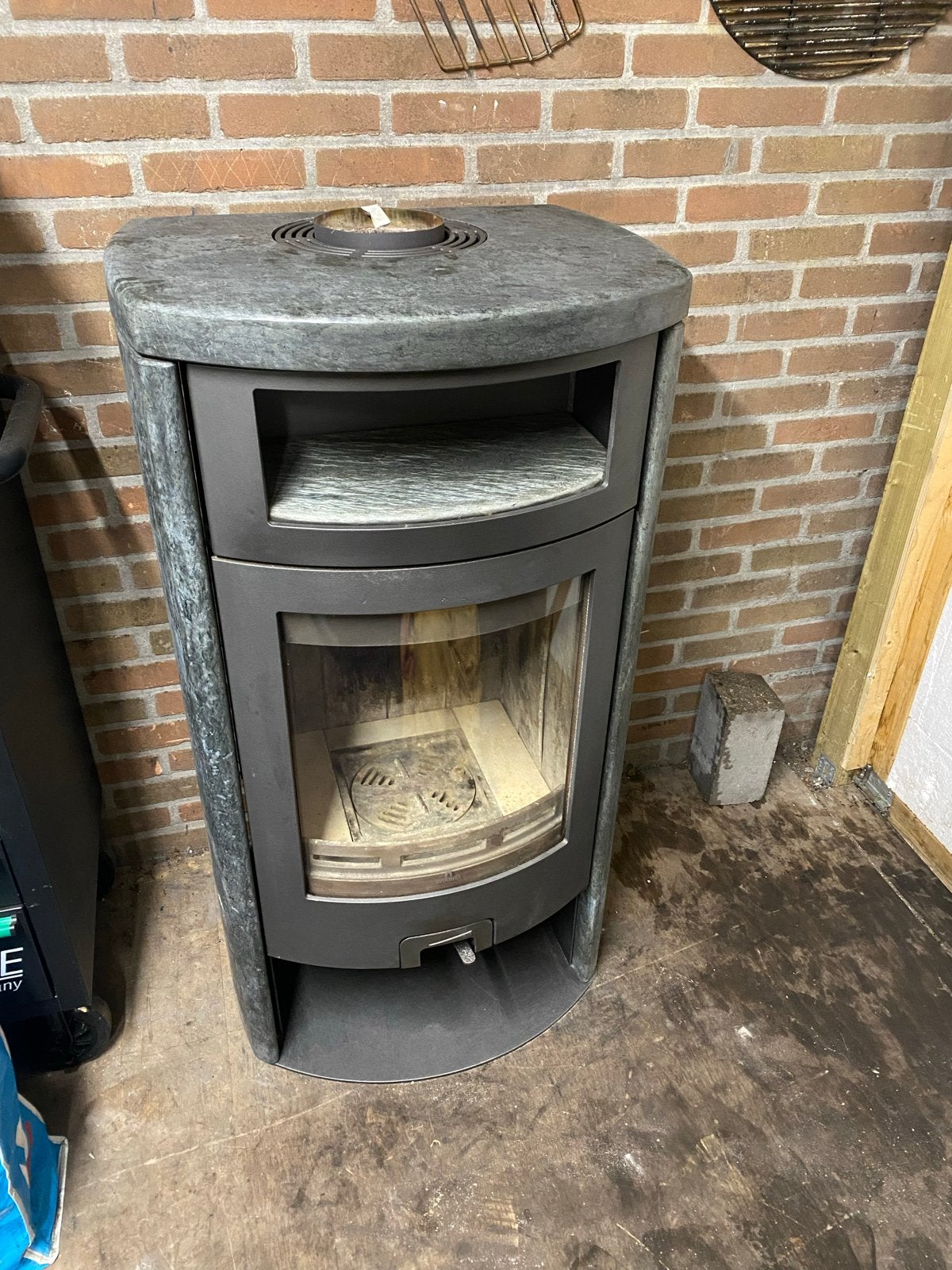 Barbas Eco 810 Speksteen Houtkachel, Ophalen, Gebruikt, Houtkachel, Vrijstaand