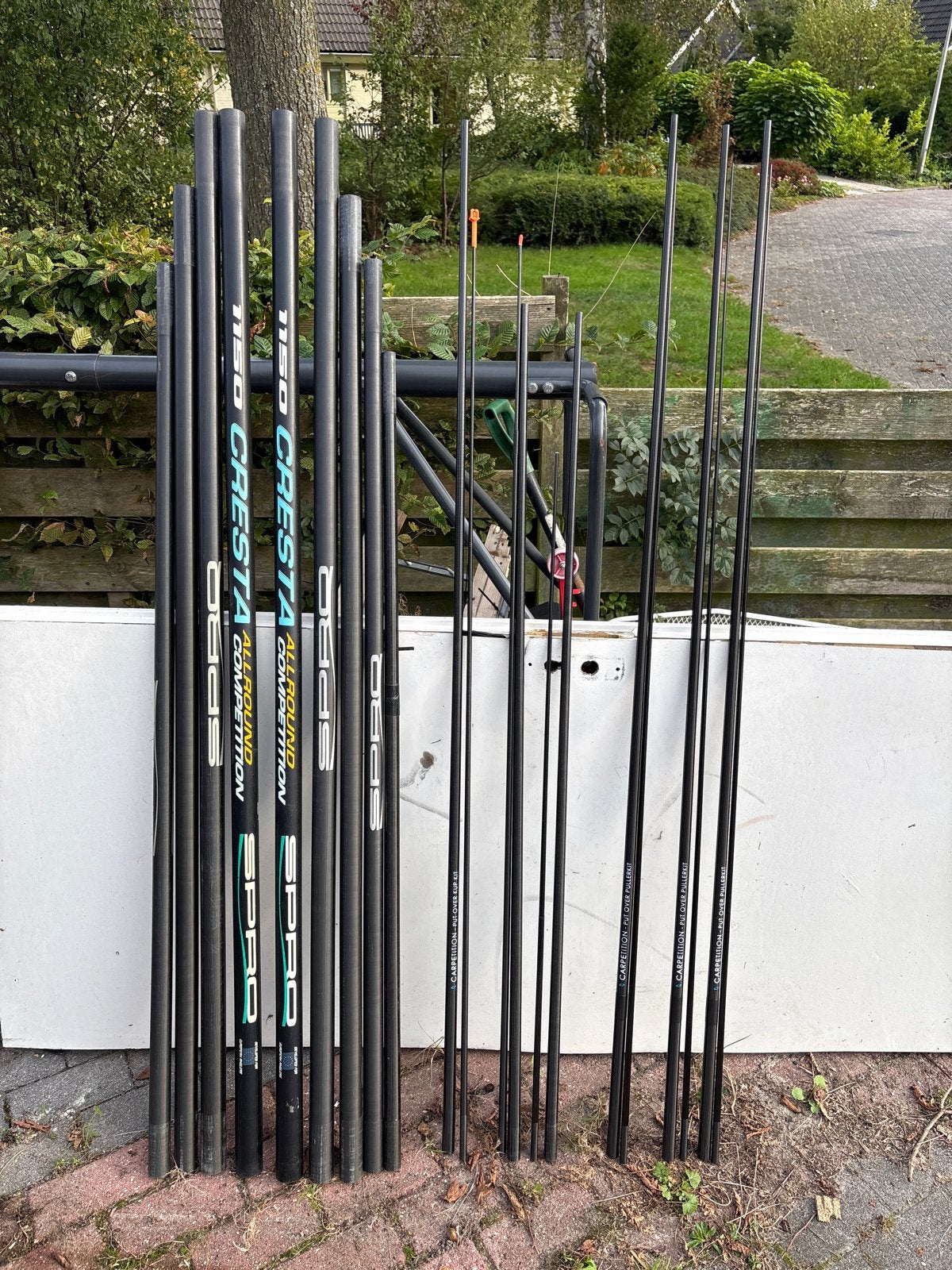 Cresta Allround Competition 11,5m met extra topsets, Ophalen, Gebruikt, Vaste hengel