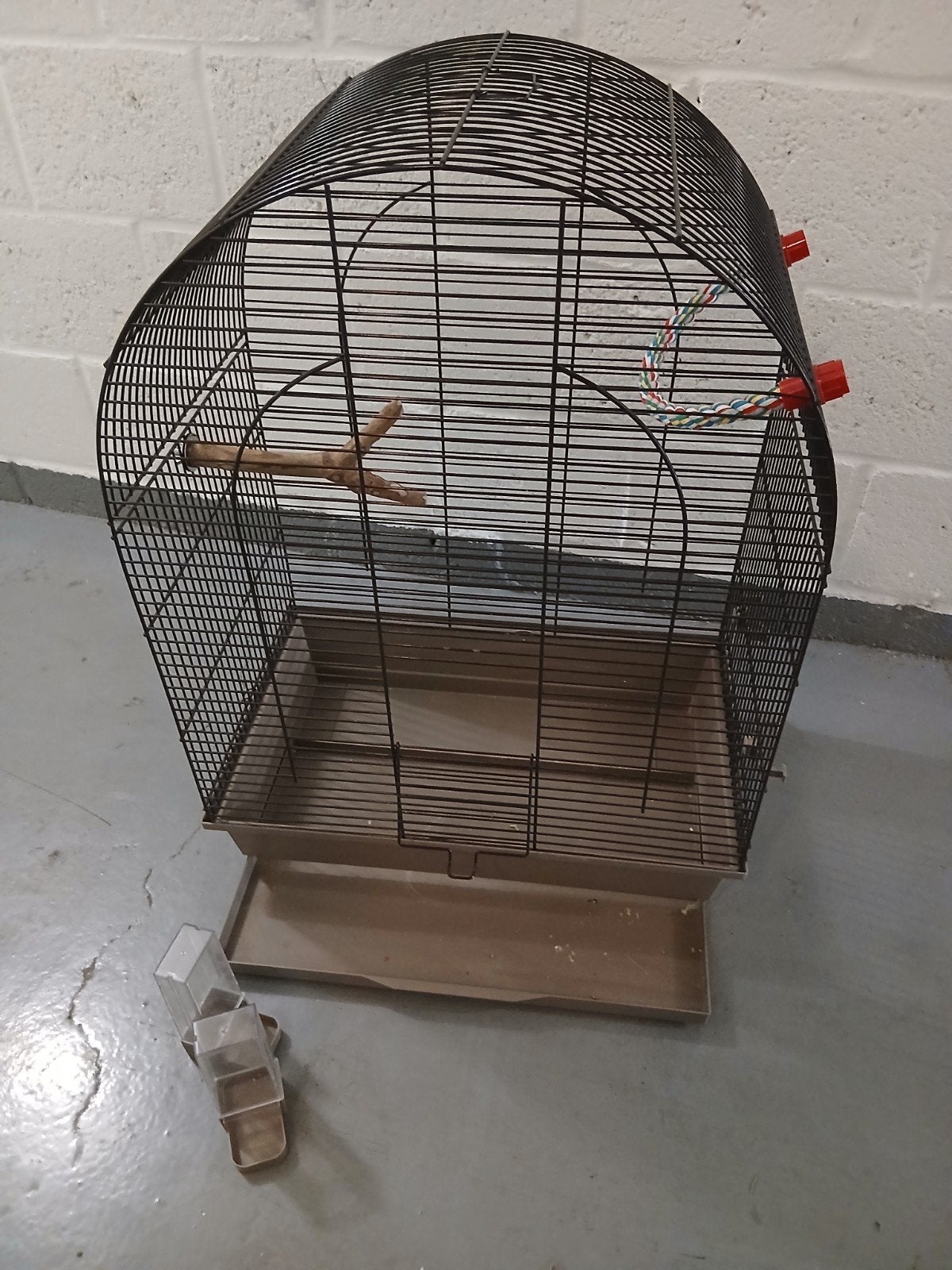Vogelkooi, Dieren en Toebehoren, Vogels | Hokken en Kooien, Ophalen, Gebruikt, Metaal, Vogelkooi