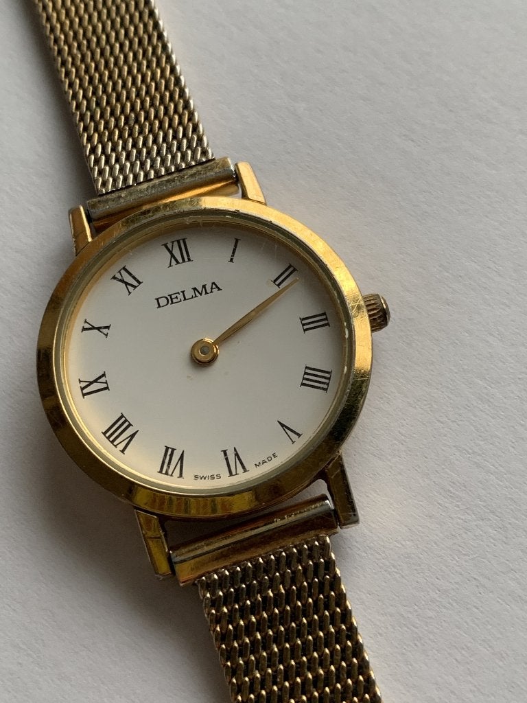 Goudkleurig  dames-horloge, Ophalen, Nieuw, Staal, Overige merken