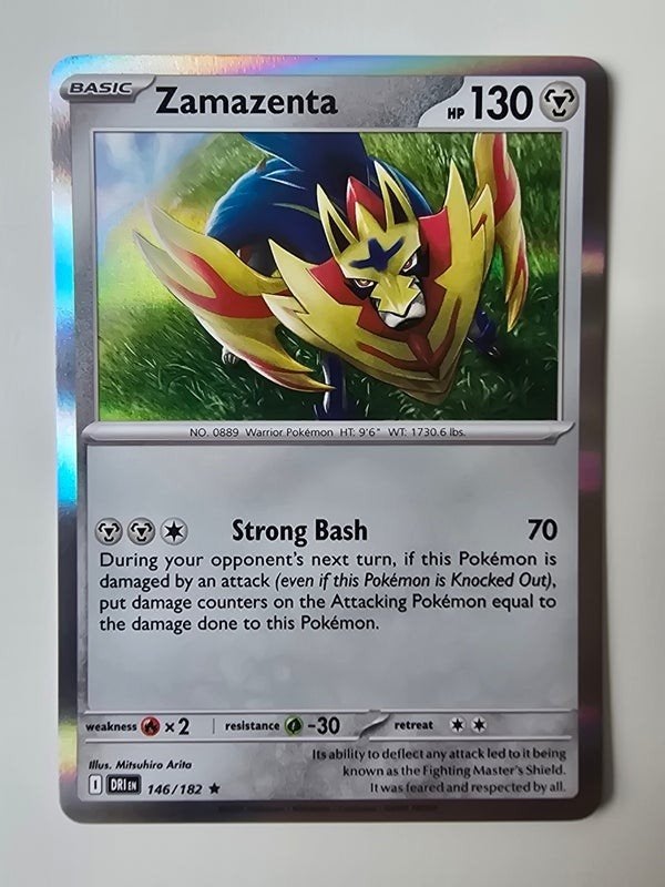 ZAMAZENTA (DESTINED RIVALS 146/182) (HOLO) (TRADING CARD), Verzenden, Zo goed als nieuw