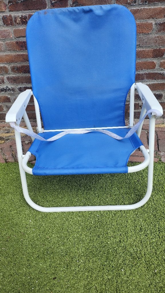 Lage campingstoel, Ophalen, Zo goed als nieuw, Campingstoel