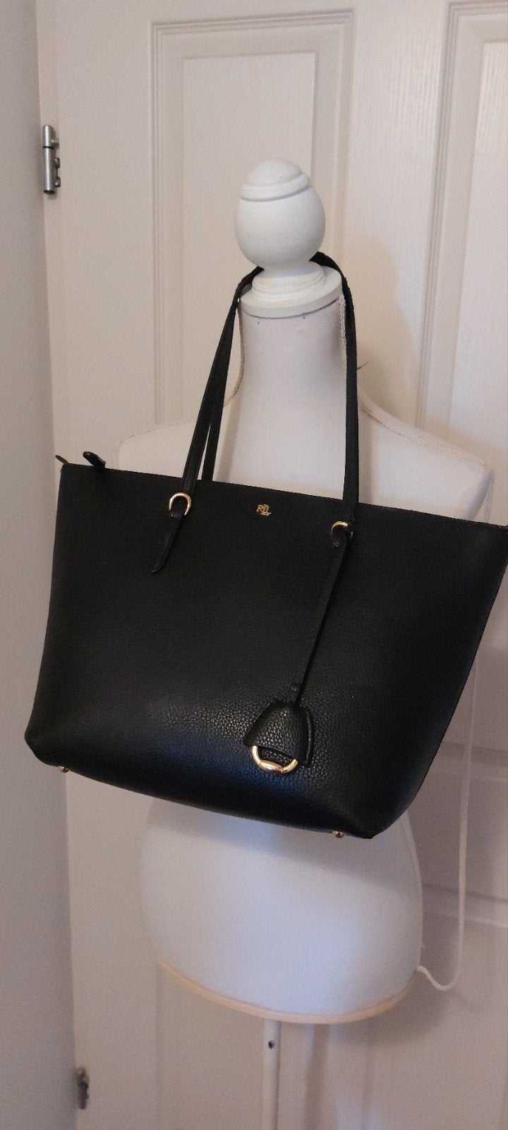 Lauren Ralph Lauren damestas, Ophalen of Verzenden, Zo goed als nieuw, Zwart, Handtas