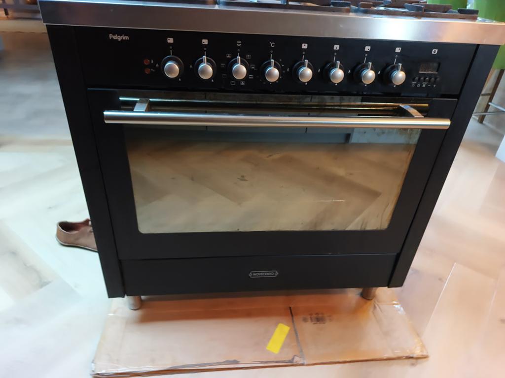 Pilgrim gasfornuis met oven - 6 pitten, Gebruikt, Hete lucht, 60 cm of meer, Ophalen of Verzenden