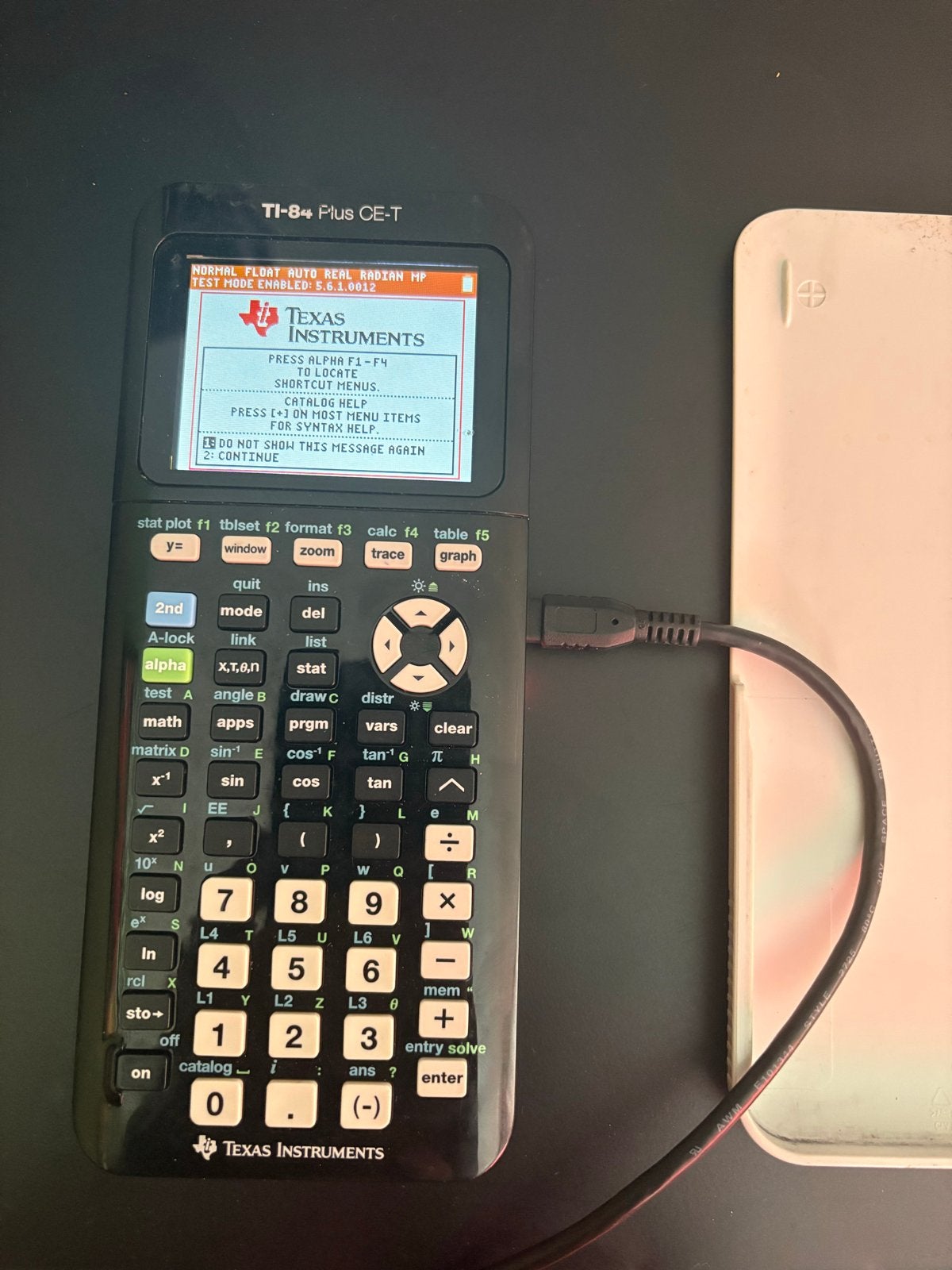 texas instruments ti-84 plus ce-t rekenmachine, Ophalen of Verzenden