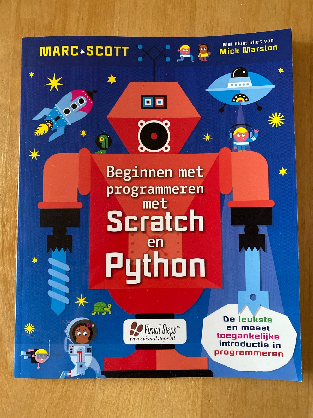 Leren programmeren met Scratch en Python - Marc Scott, Ophalen, Zo goed als nieuw, Programmeertaal of Theorie