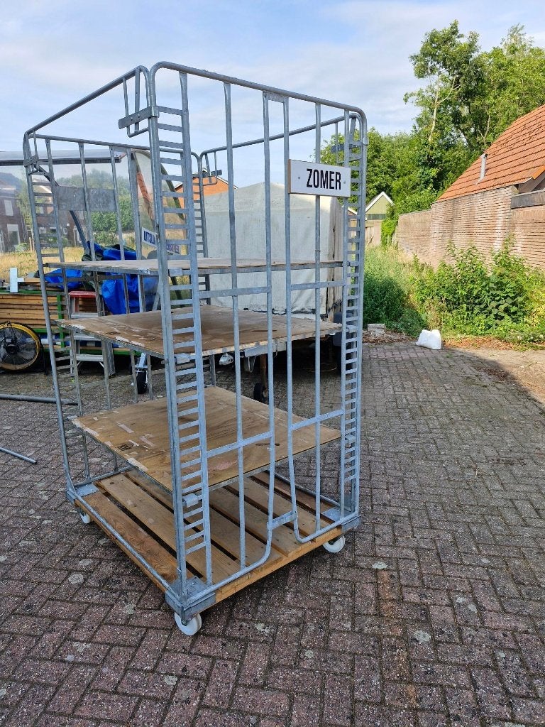 robuuste transpotkarren  103x132x2100  met etage borden, Diversen, Overige Diversen, Gebruikt, Ophalen