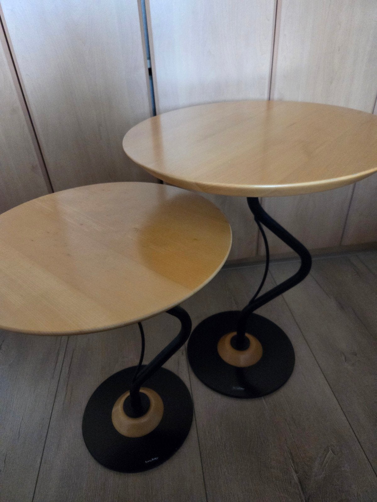 BONY DESIGN bijzettafels, Antiek en Kunst, Ophalen, Meerkleurig, Gemerkt, Metaal