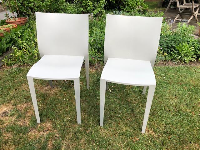 Slick-Slick vintage design stoel, Ophalen, Kunststof, Twee, Zo goed als nieuw
