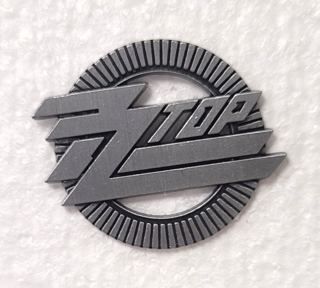 ZZ Top zilver pin van metaal speldje speld, Verzamelen, Info@deconoord.nl, Deco Noord, Nieuw, Ophalen of Verzenden