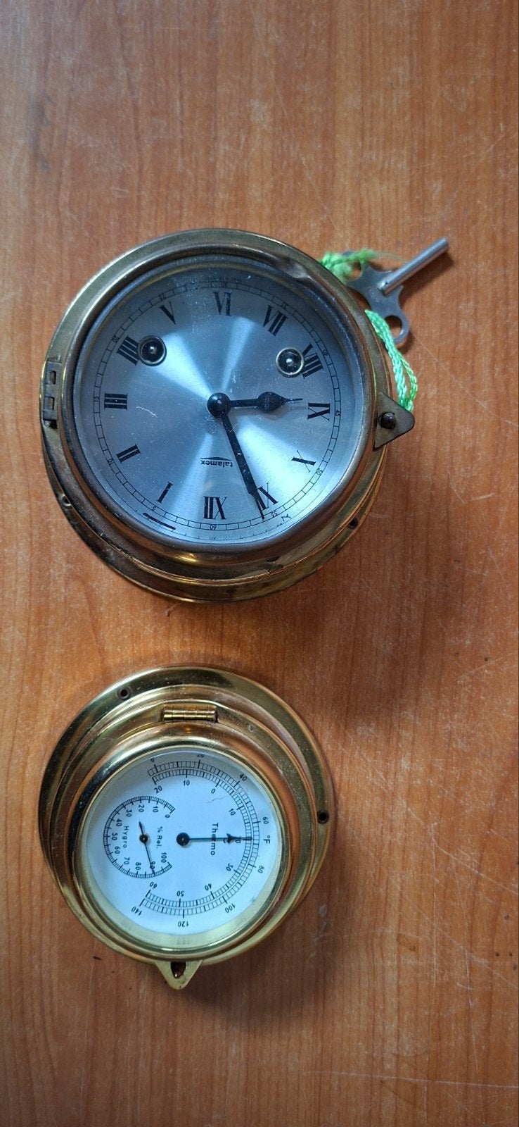 Talamex Klok en Hygrometer/Thermometer Set, Ophalen of Verzenden