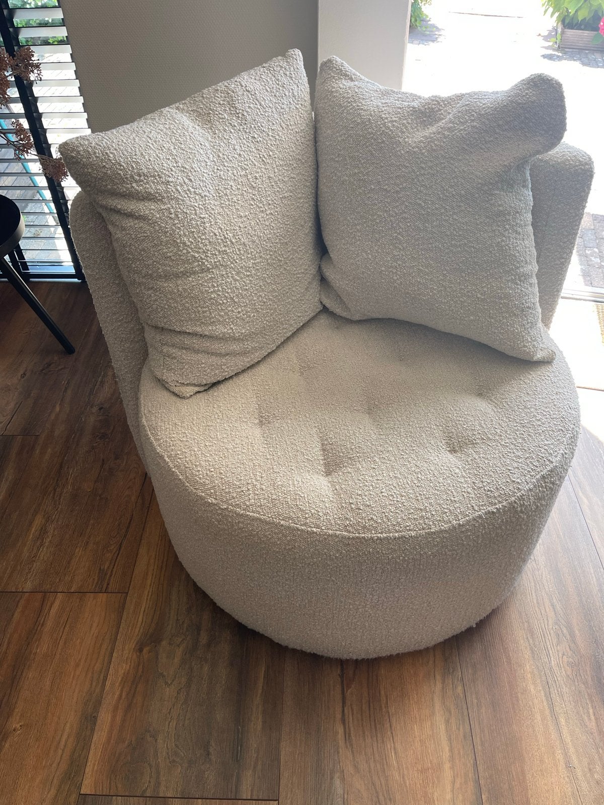 Bouclé Love Seat Joy, Ophalen, 75 tot 100 cm, Zo goed als nieuw, 100 tot 125 cm