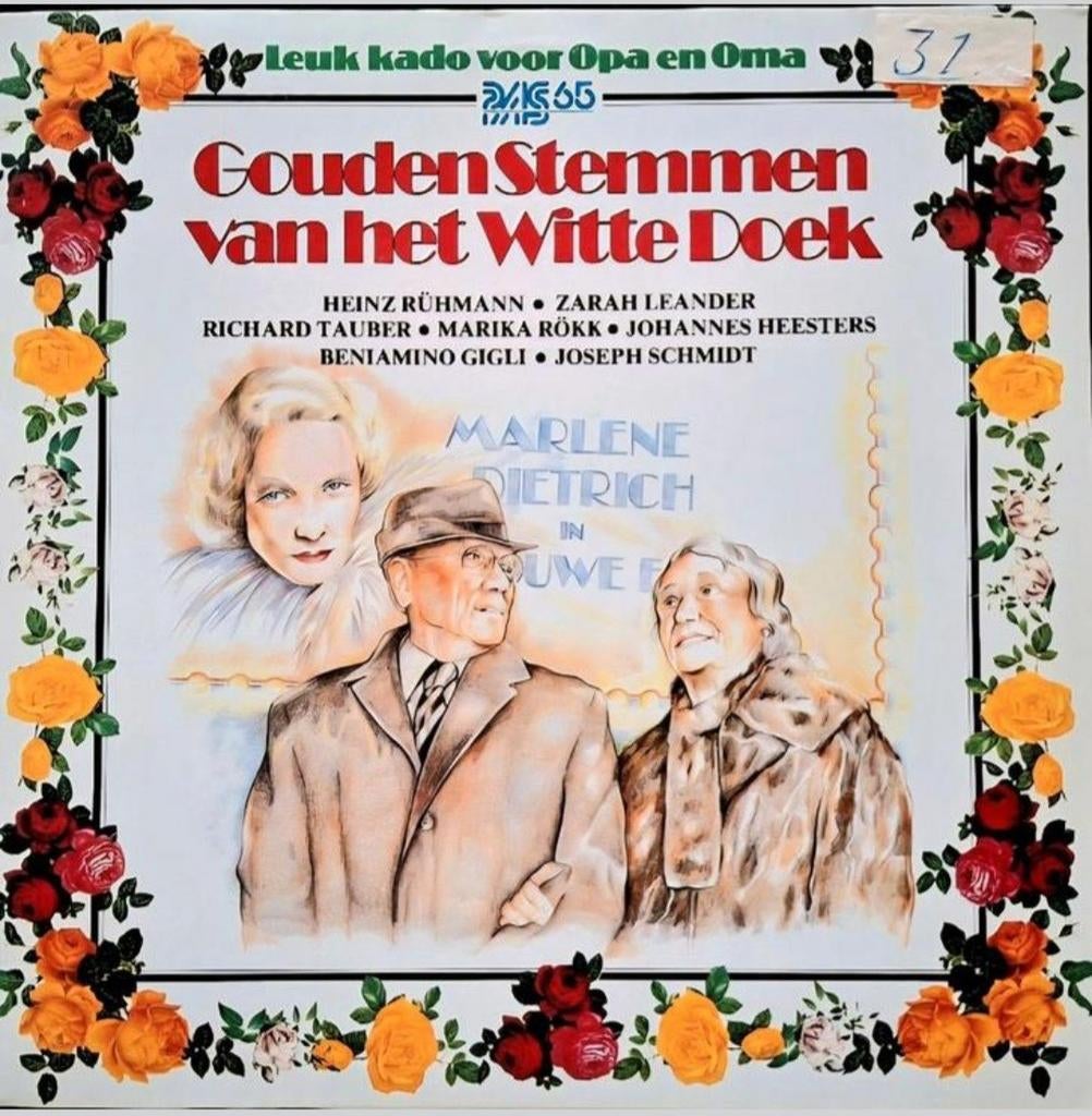 LP  VERZAMEL - Gouden Stemmen Van Het Witte Doek, Cd's en Dvd's, Vinyl | Verzamelalbums, Ophalen of Verzenden, Gebruikt, 12 inch