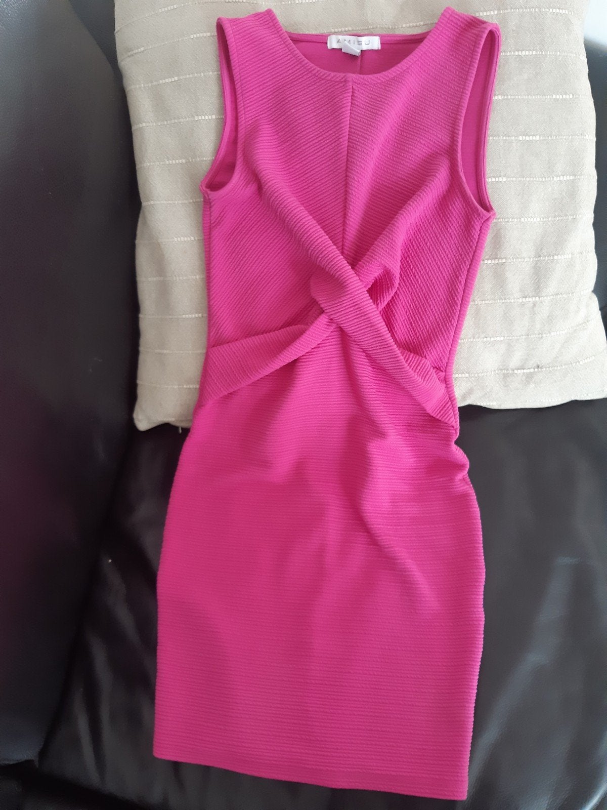 Felroze zomerjurk maat S !!, Kleding | Dames, Ophalen of Verzenden, Zo goed als nieuw, Maat 36 (S), Onder de knie