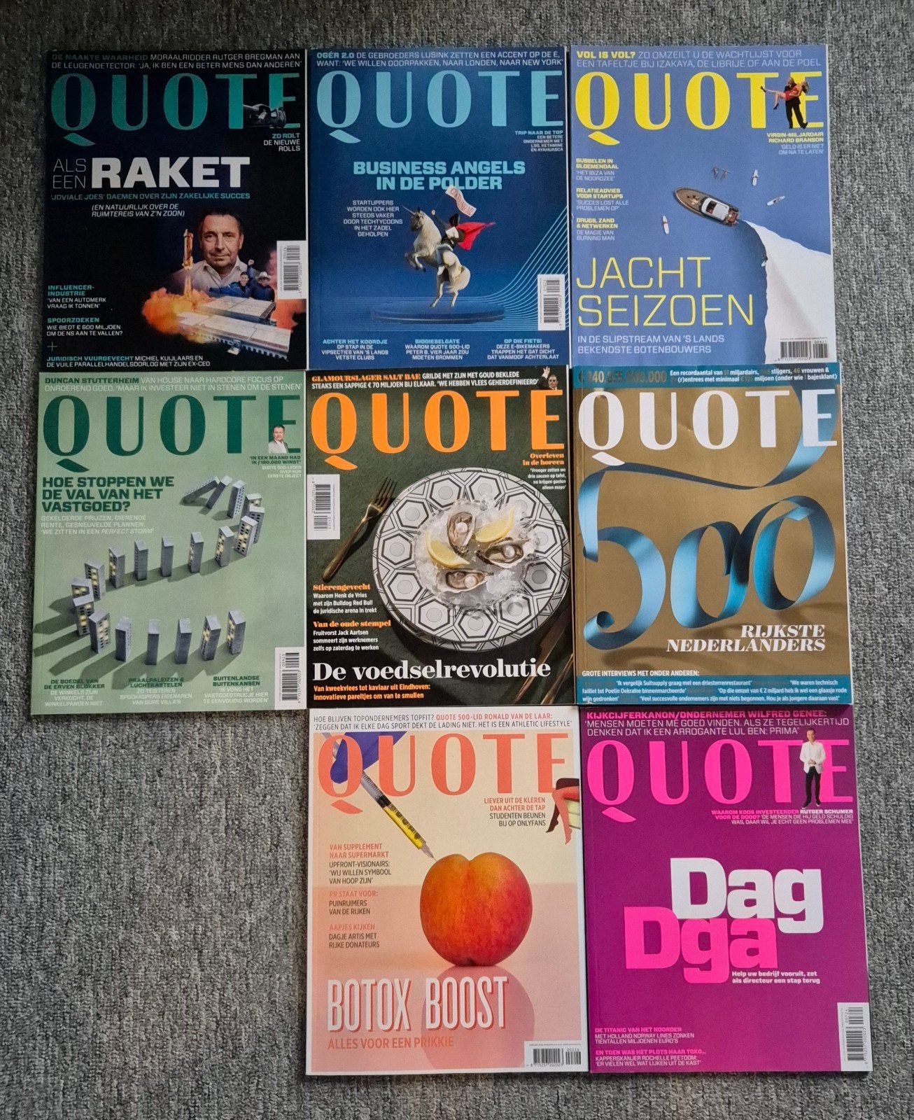8x Quote Magazine, Verzenden, Nieuw