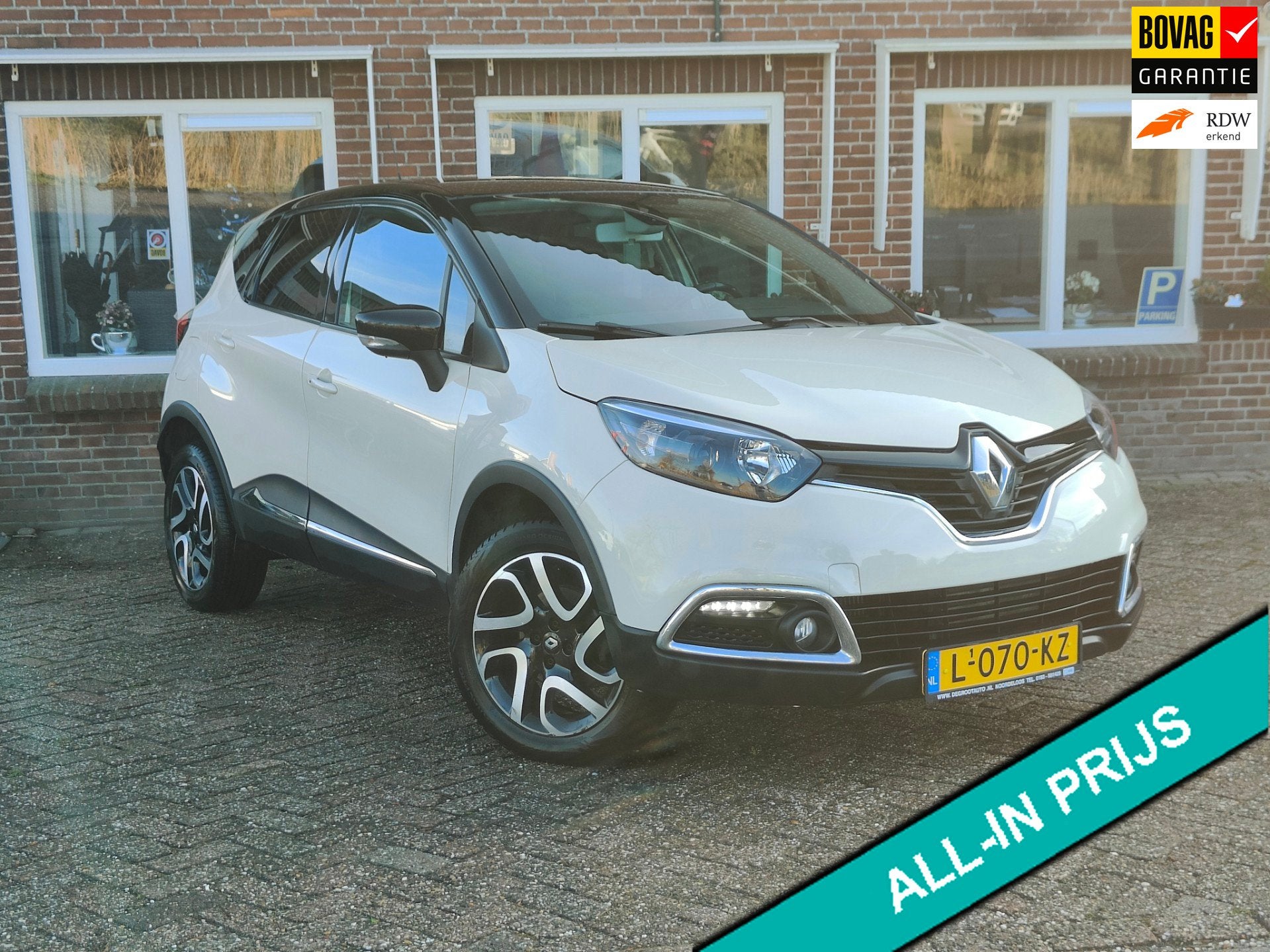Renault Captur 1.2 TCe Dynamique AUT. Clima Cruis Navi pdc L, Auto's, Stof, Met garantie (alle), SUV of Terreinwagen, 57 €/maand