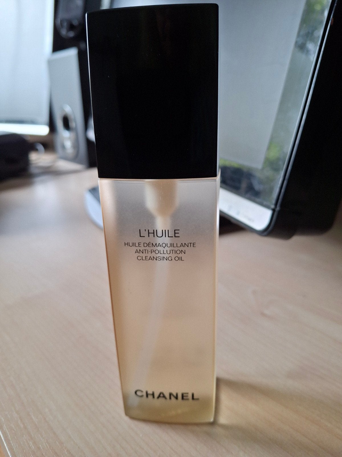 Chanel L'Huile Anti-Pollution Reinigingsolie, Verzenden, Zo goed als nieuw, Gehele gezicht, Reiniging