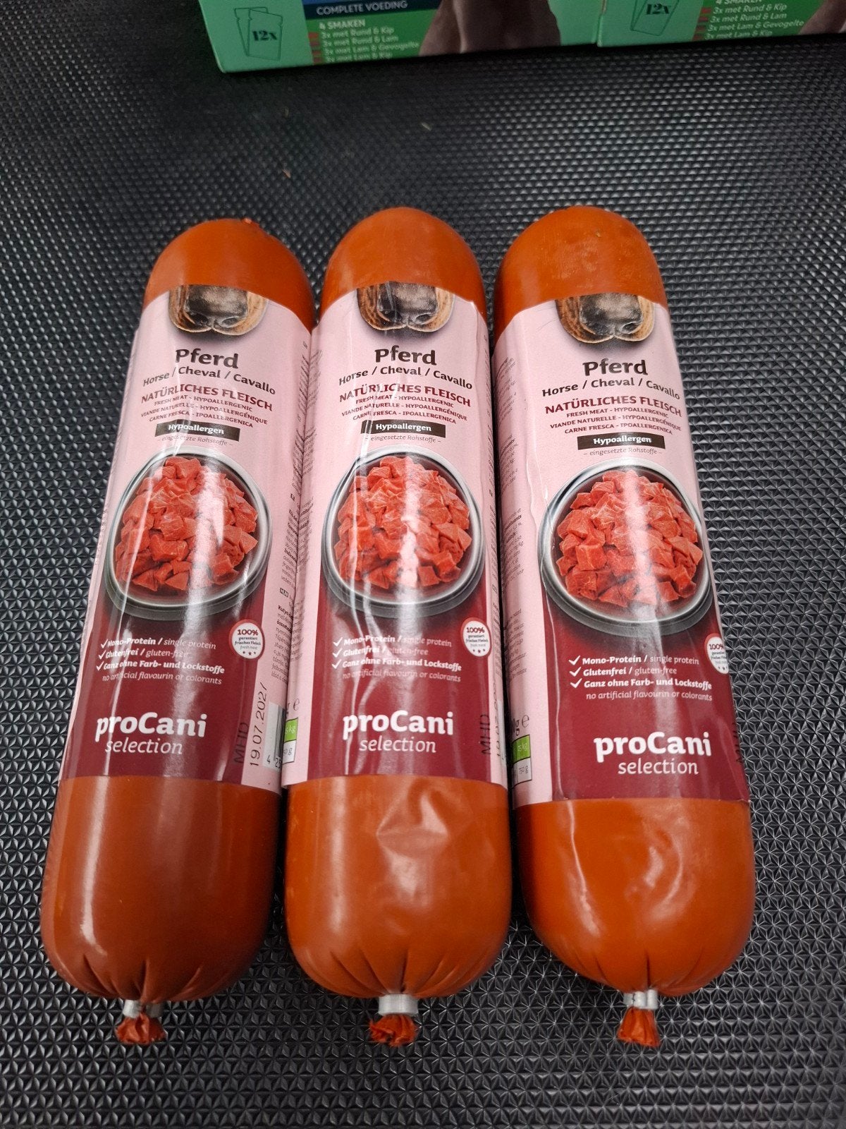 ProCani hondenvoer Paard Hypoallergeen 800gram per worst, Ophalen, Hond