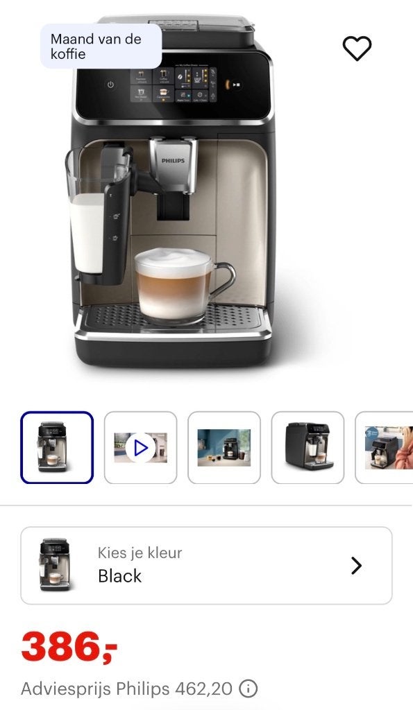 Philips Series 2300 -Koffiemachine met bonen, Witgoed en Apparatuur, Ophalen, Zo goed als nieuw, Koffiemachine