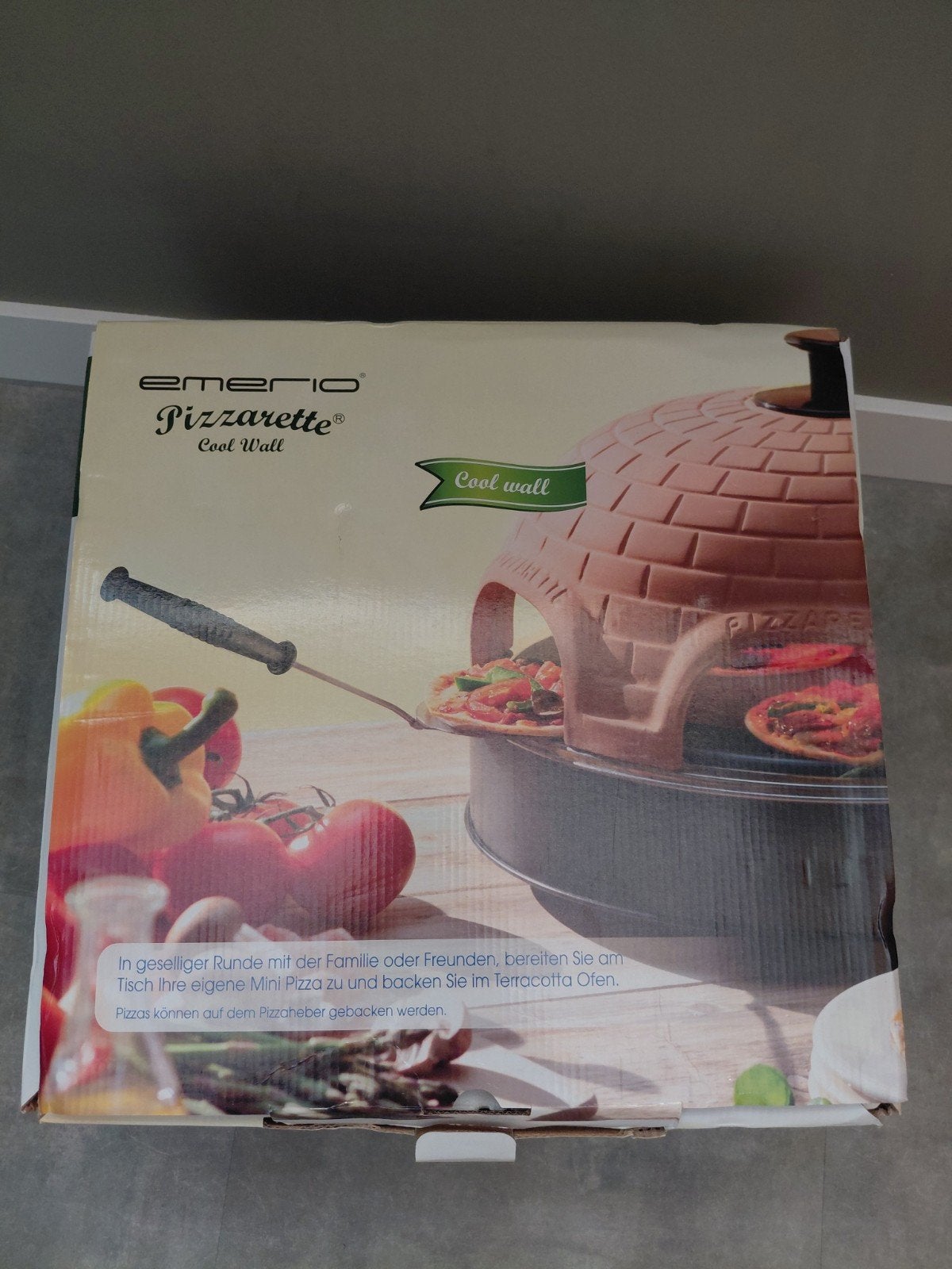 Emerio Pizzarette Cool Wall - Pizzaoven voor 6 personen, Ophalen, Zo goed als nieuw, Vrijstaand, Pizzaoven