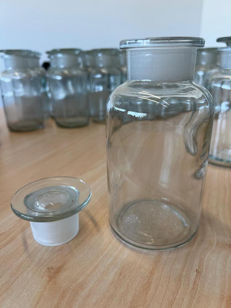 Stopflessen glas 500 ml - 36 stuk Apothekersflessen new, Ophalen of Verzenden, Nieuw, Glas