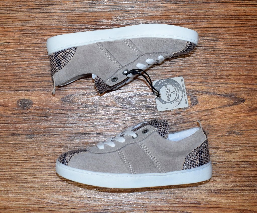 YELLOW CAB - leren/suede sneakers beige - maat 31, Meisje, Schoenen, Nieuw, Ophalen of Verzenden