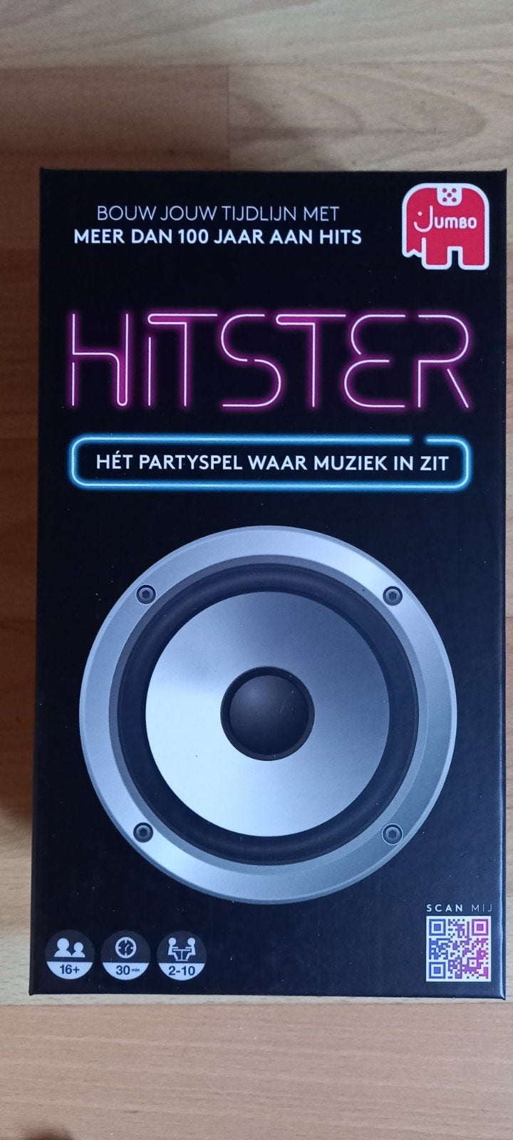 Hitster: Hét partyspel waar muziek in zit. Nieuw, Vijf spelers of meer, Ophalen, Zo goed als nieuw, Jumbo