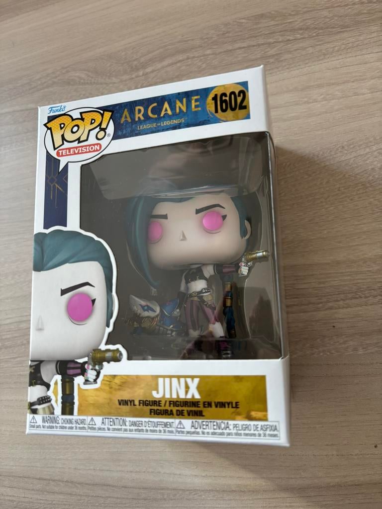 Jinx #1602 Funko Pop! - Arcane (League of Legends), Funko Europe, Ophalen of Verzenden, Zo goed als nieuw, 4th floor, 1 Queen Caroline St, London W6 9YN, Verenigd Koninkrijk
