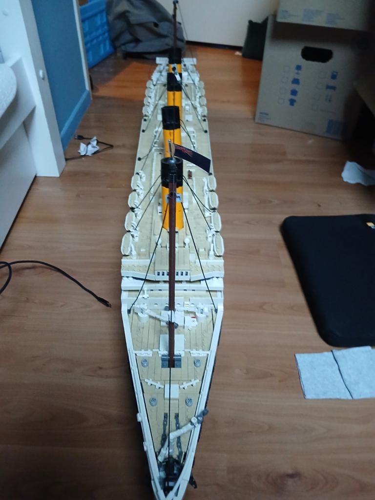 Lego titanic, Ophalen, Gebruikt