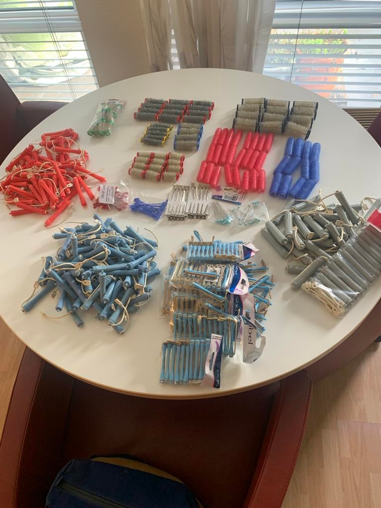Sibel krulspelden, watergolfrollers en permanentwikkels, Sieraden, Tassen en Uiterlijk, Uiterlijk | Haarverzorging, Ophalen, Zo goed als nieuw