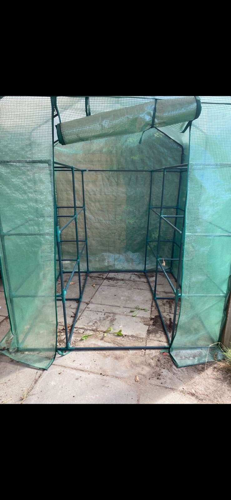 Mooie groentekas 3x3m. Slechts 1 seizoen gebruikt., Ophalen, Overige materialen, Gebruikt, Overige materialen