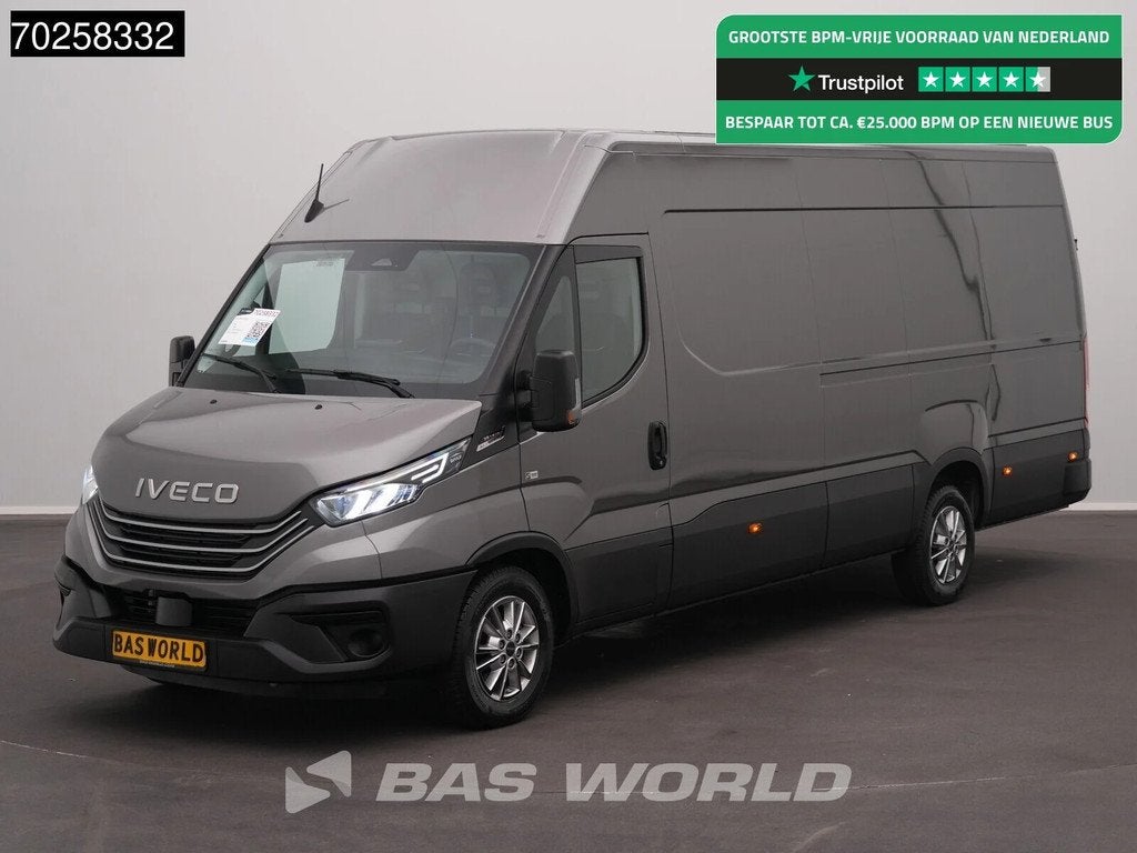 Iveco Daily 35S21 BPM VRIJ! 3.0L Automaat 210PK L3H2 2025-Mo, Auto's, Automaat, Stof, Euro 6, 4 cilinders