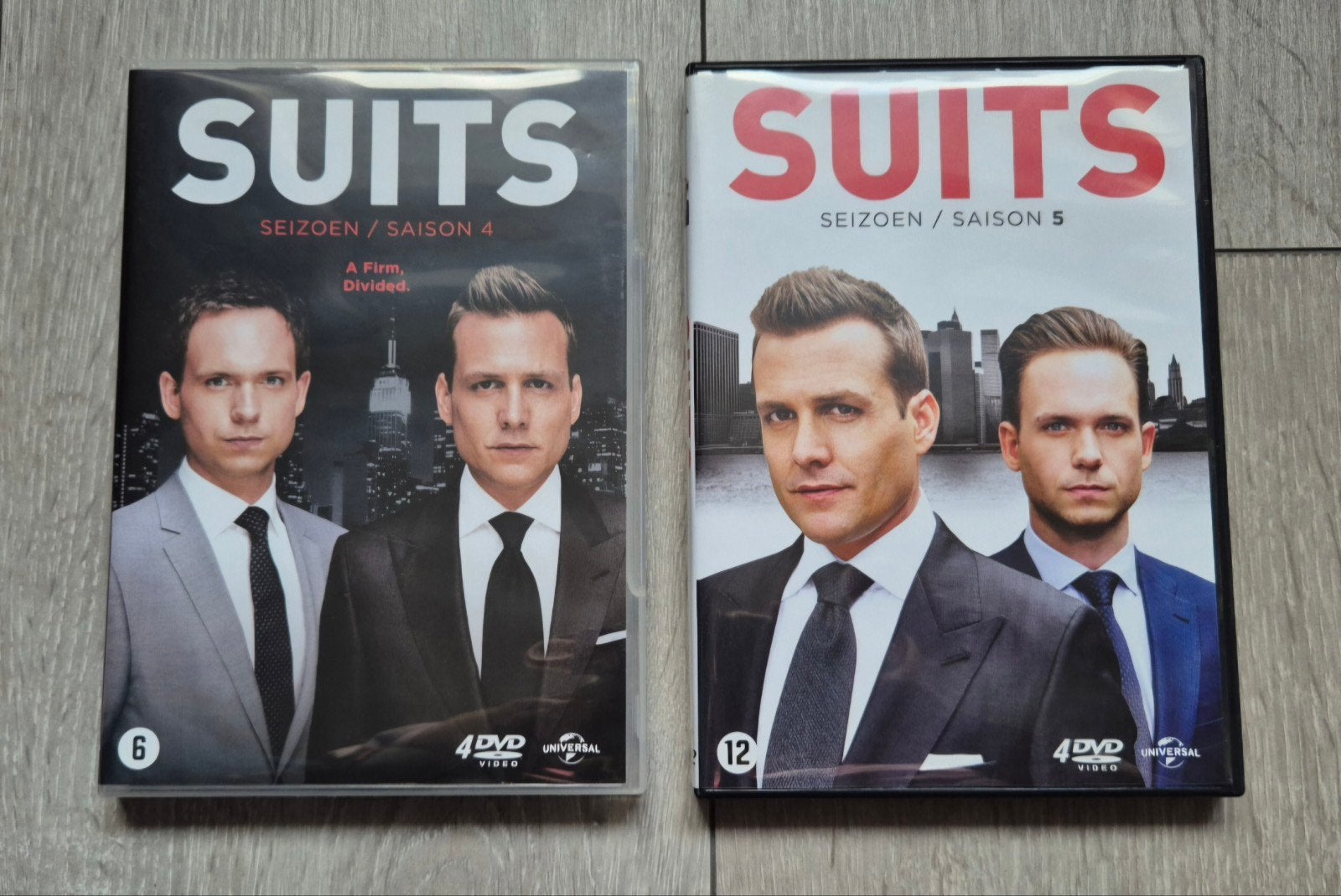 Suits seizoen 4 en 5, Vanaf 12 jaar, Ophalen of Verzenden, Zo goed als nieuw