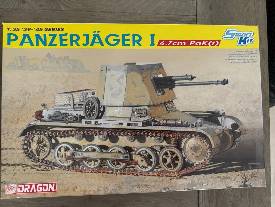 Dragon Panzer Jäger I tank modelbouw schaal 1:35 nieuw, Overige merken, Tank, 1:32 tot 1:50, Nieuw
