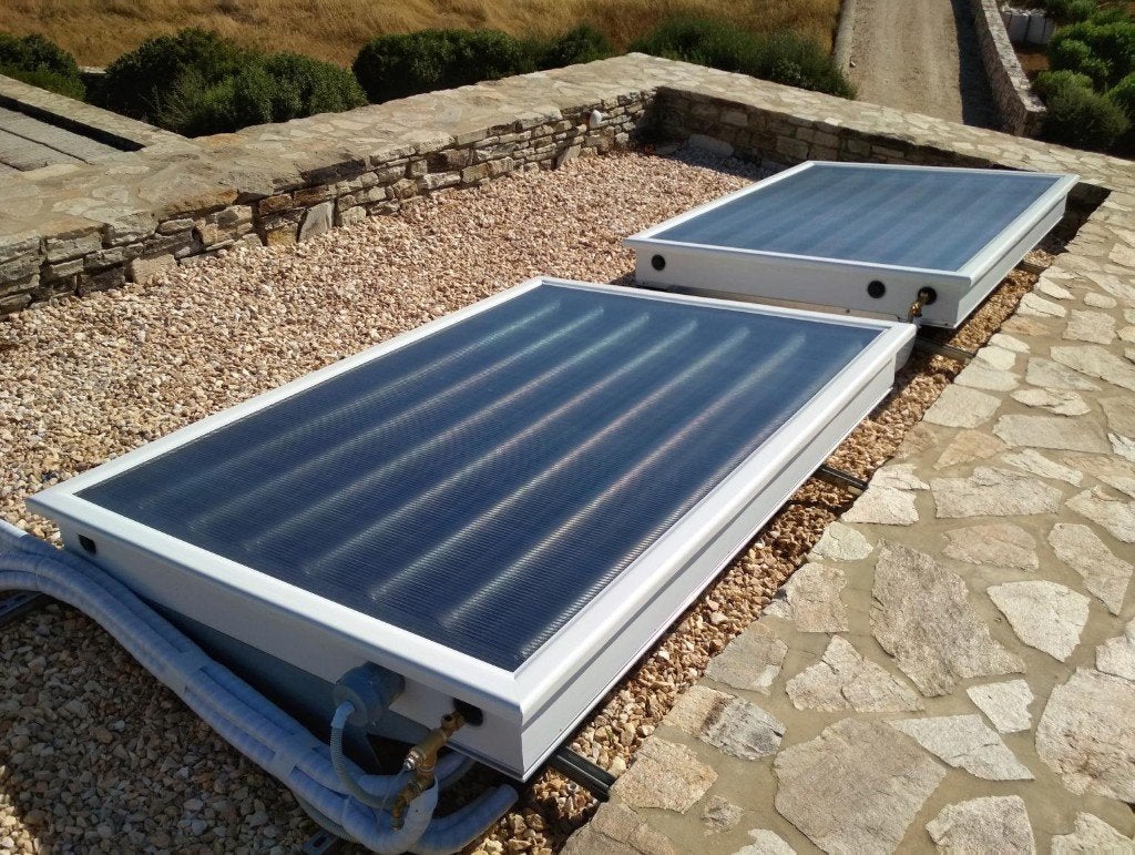 Zonneboiler / Collector, Ophalen, 100 liter of meer, Boiler, Onbekend