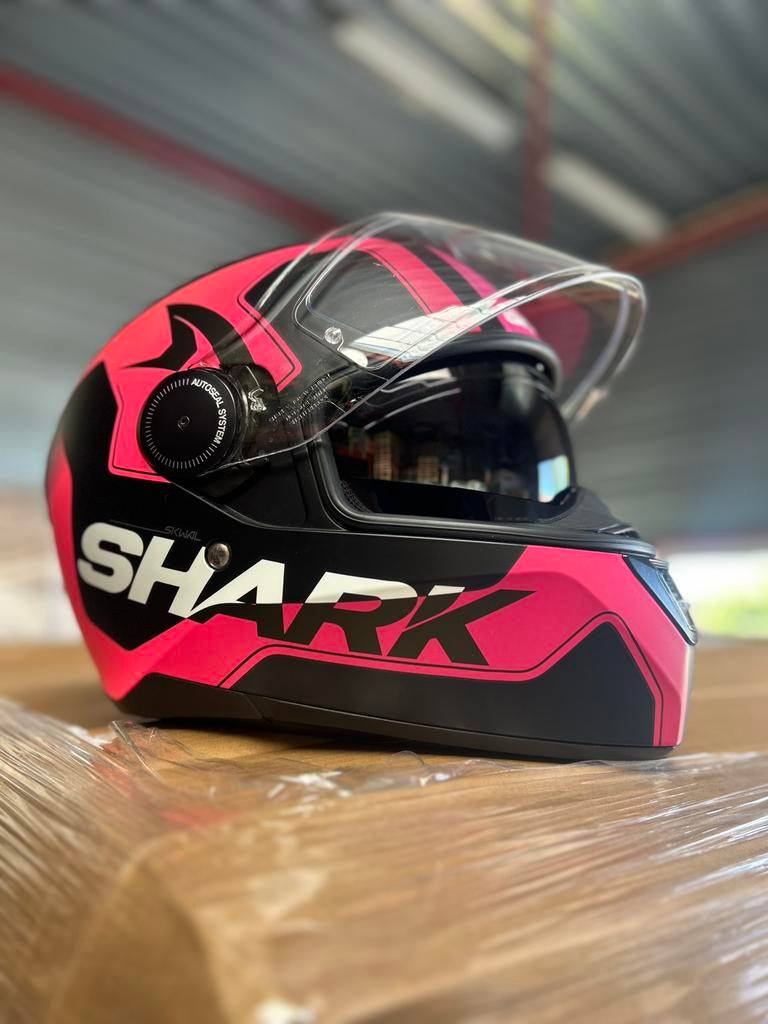 Shark helm neonroze, XS, Shark, Ophalen of Verzenden, Integraalhelm
