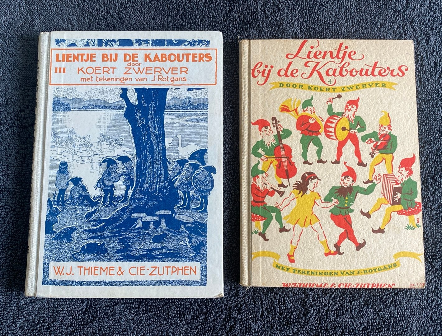 Lientje bij de kabouters - deel 3 & 4    W.J. Thieme & Cie), Ophalen of Verzenden, Gelezen