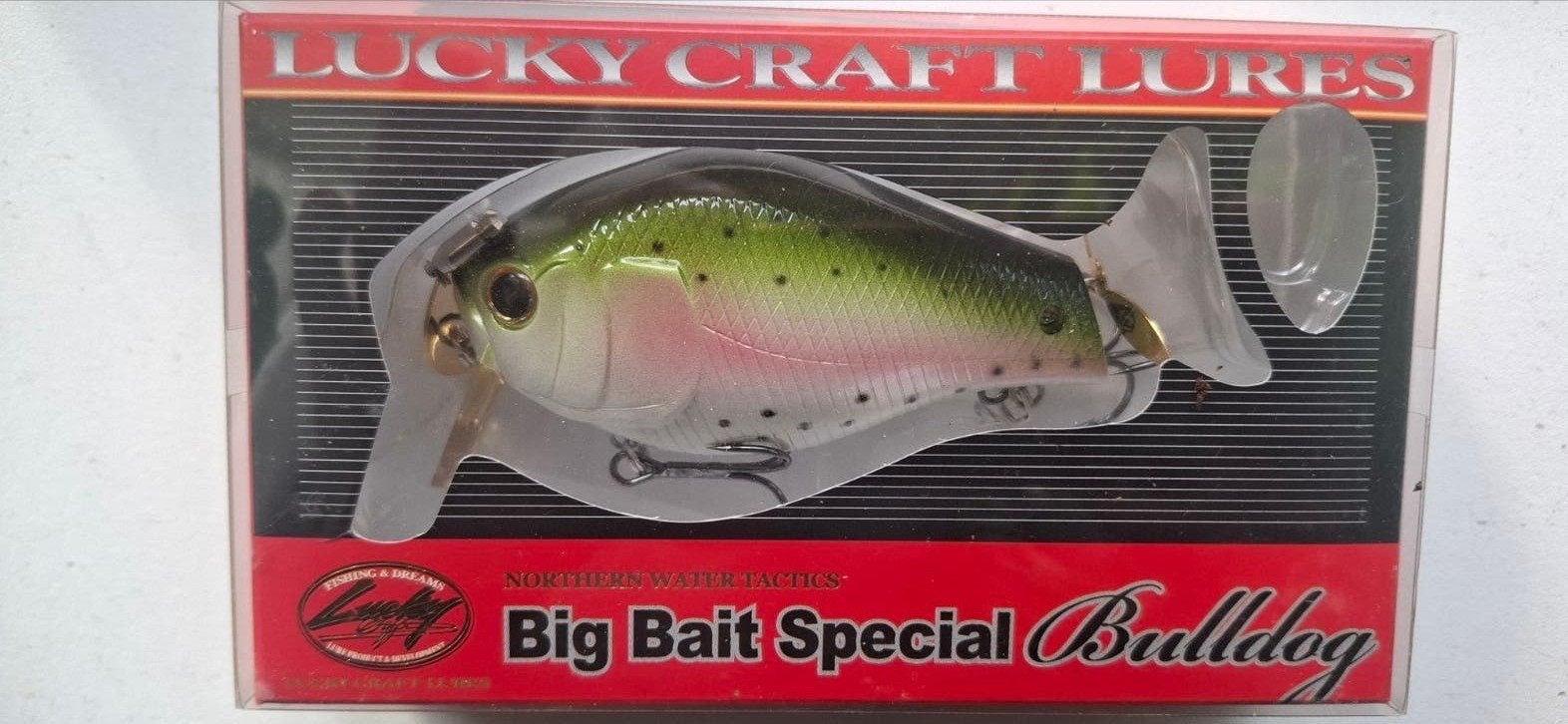 vintage Lucky Craft Lures Bulldog Kunstaas Nieuw in Doos, Ophalen of Verzenden, Nieuw, Kunstaas