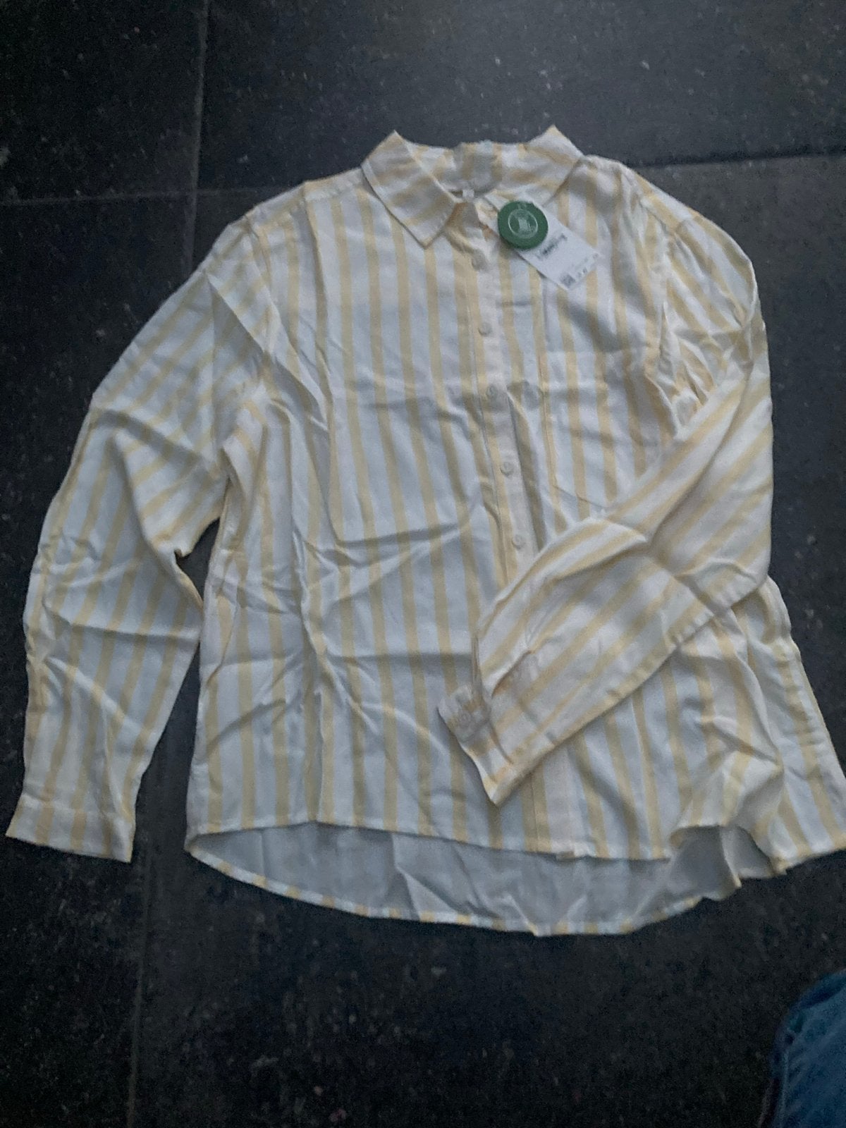 C&A gestreepte blouse maat 40 nieuw, Kleding | Dames, Ophalen of Verzenden, Nieuw, Maat 38/40 (M), Geel
