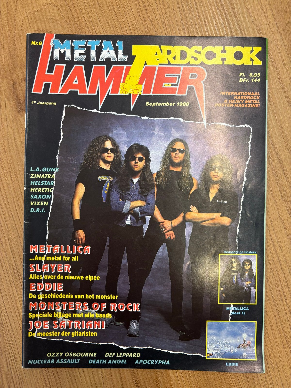 Metal-Hammer Aardschok 1988 Metallica, Cd's en Dvd's, Vinyl | Hardrock en Metal, Thrash metal, Overige formaten, Ophalen of Verzenden