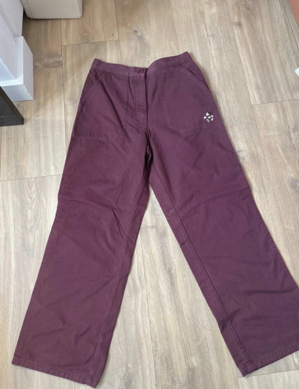 Vintage deadstock donaldson belgium dinsey pantalon, Paars, Nieuw, Ophalen of Verzenden, Maat 36 (S)