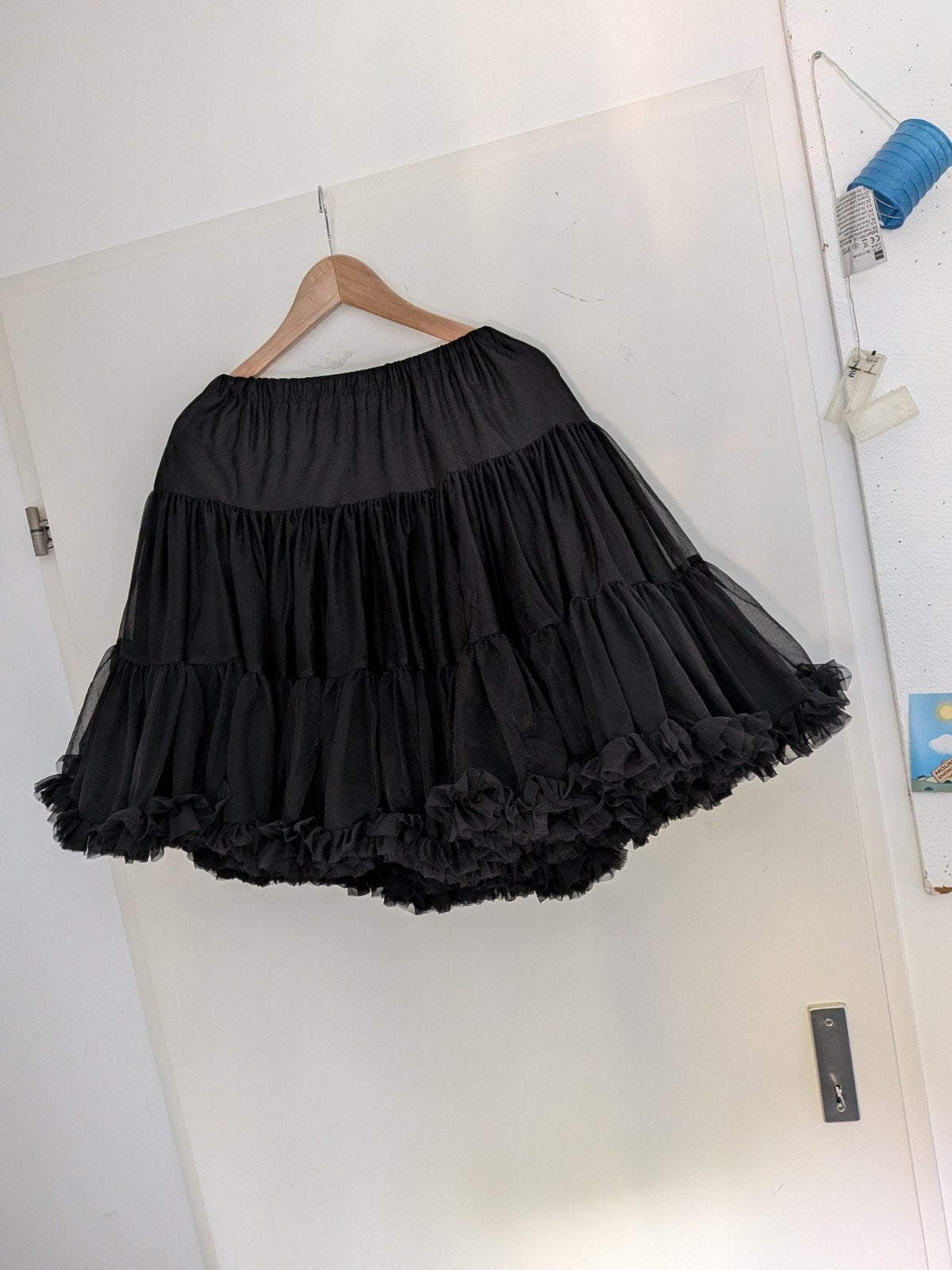 Zwarte Tule Petticoat Rok maat L, Kleding | Dames, Maat 38/40 (M), Zwart, Ophalen of Verzenden, Boven de knie