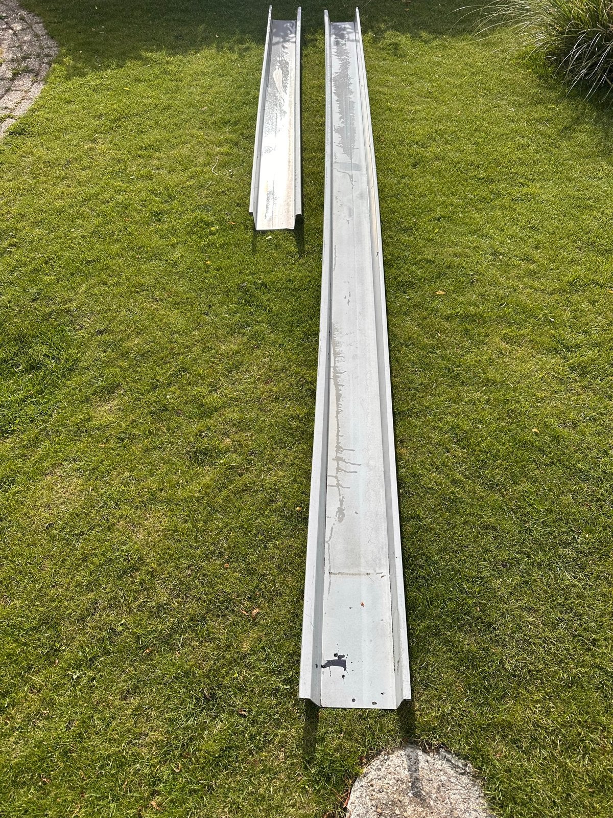 PVC Dakgoten - 4 meter en 2,30 meter, Gebruikt, Pvc, Minder dan 20 mm, Dakgoot