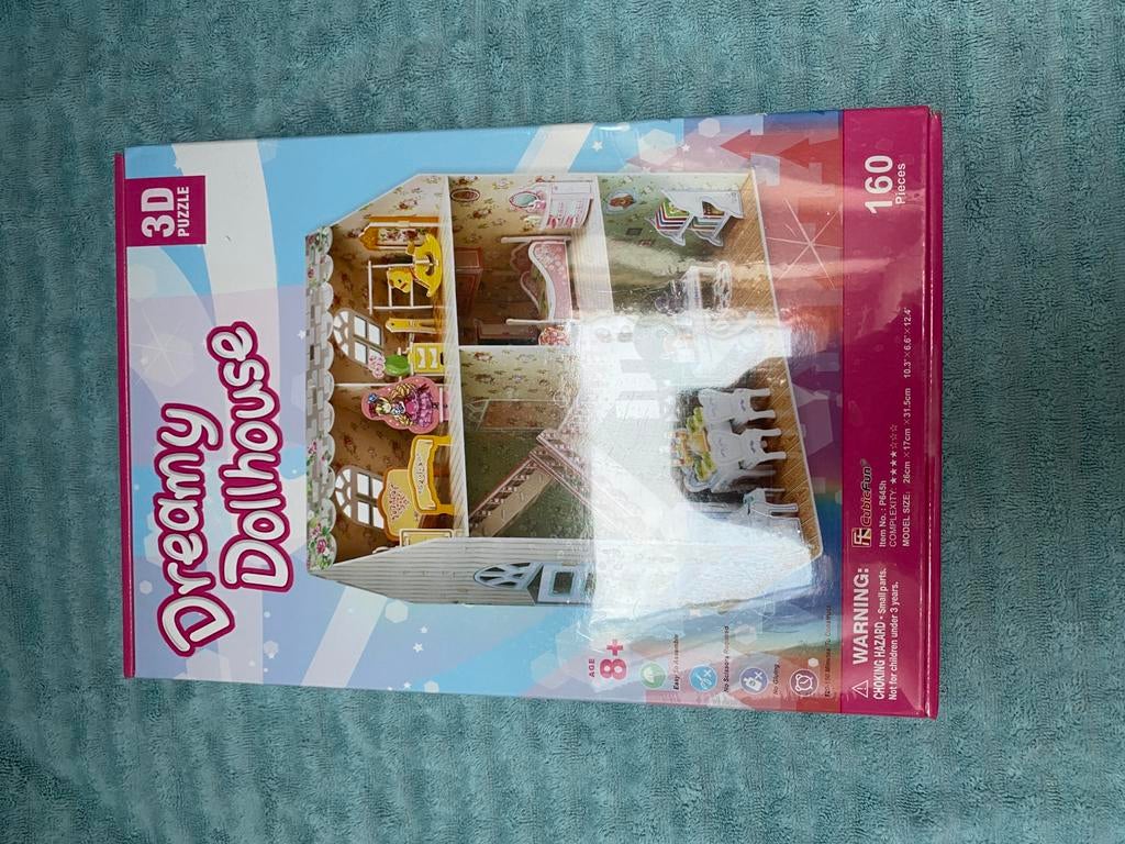 Bouw je eigen poppenhuis, Ophalen, Nieuw, Papier of Karton, Knutselwerk