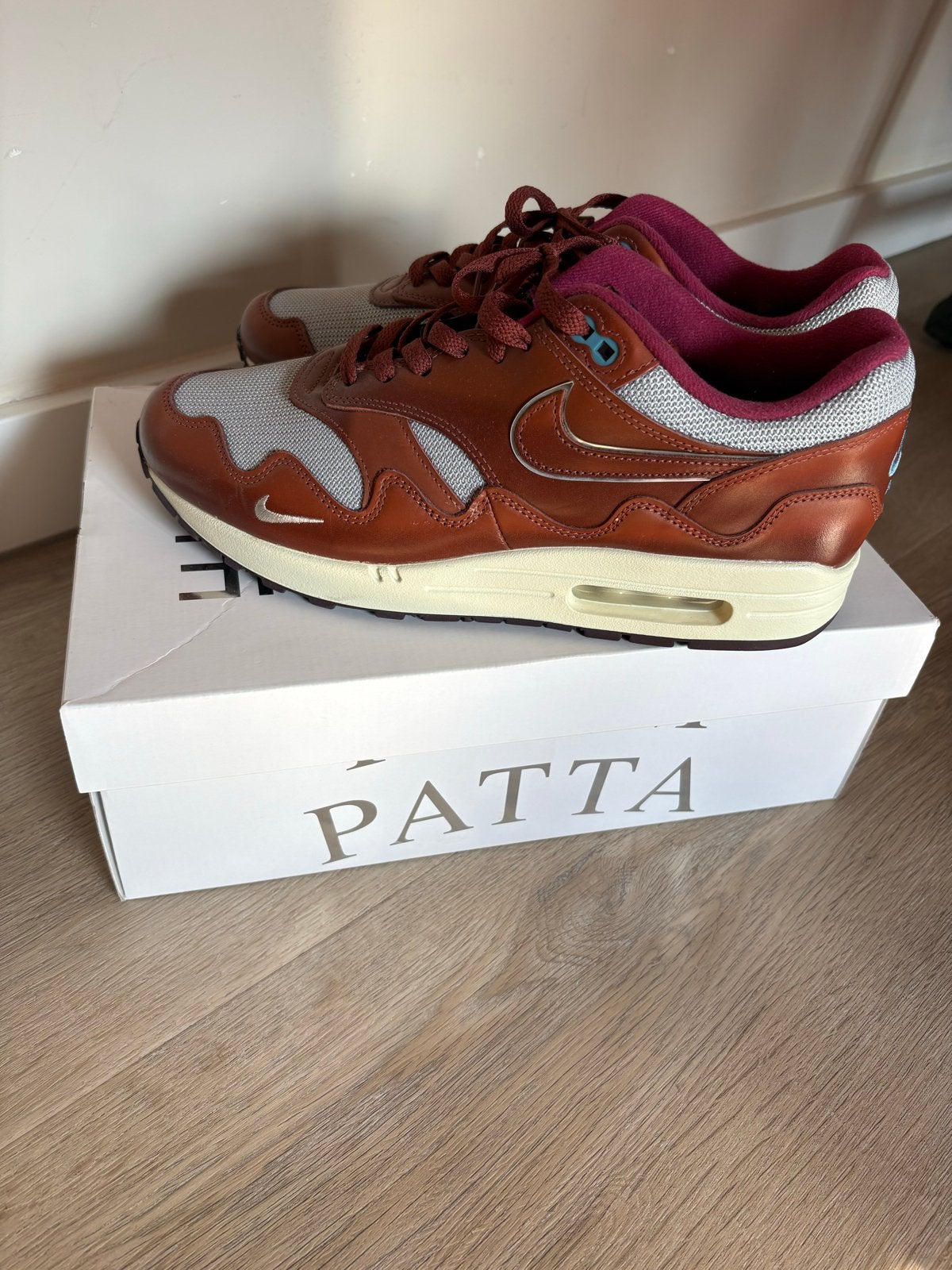 Nike Air Max 1 Patta Dark Russet - Maat 44, Kleding | Heren, Schoenen, Ophalen, Bruin, Nieuw, Sneakers of Gympen