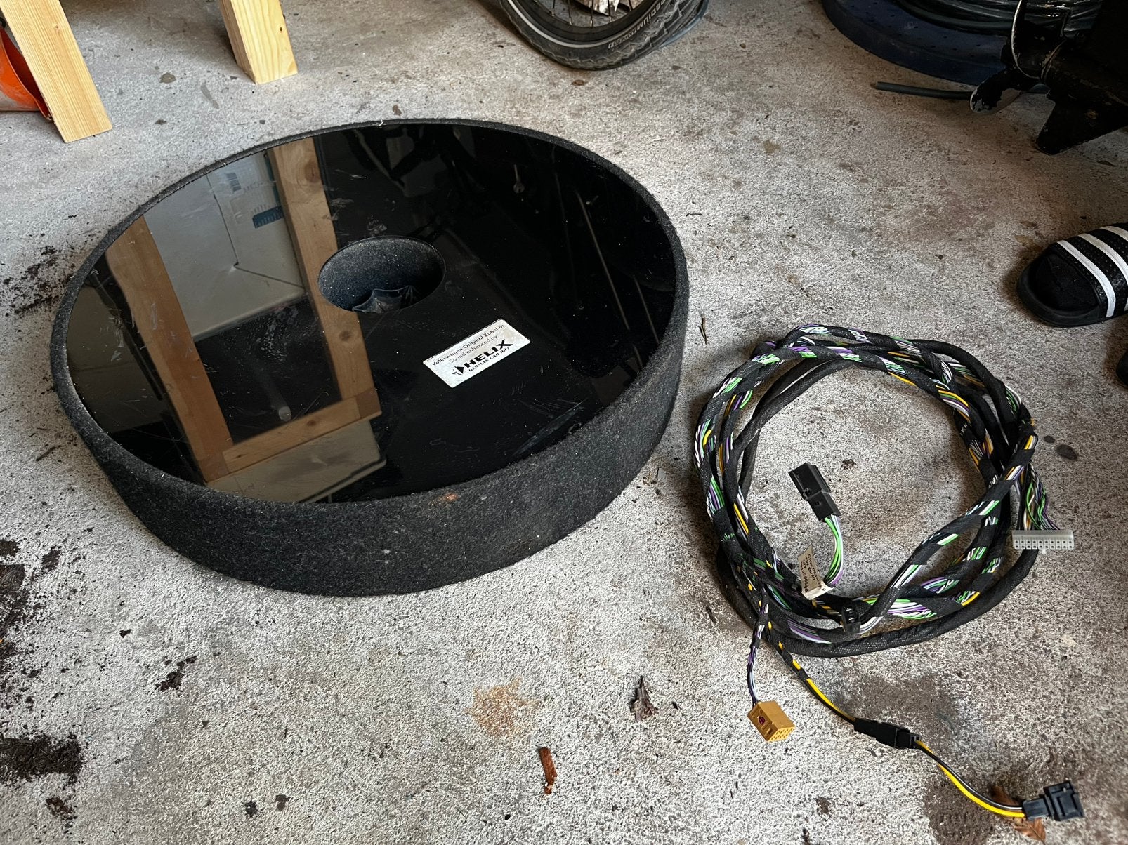 Helix subwoofer, Ophalen, Gebruikt