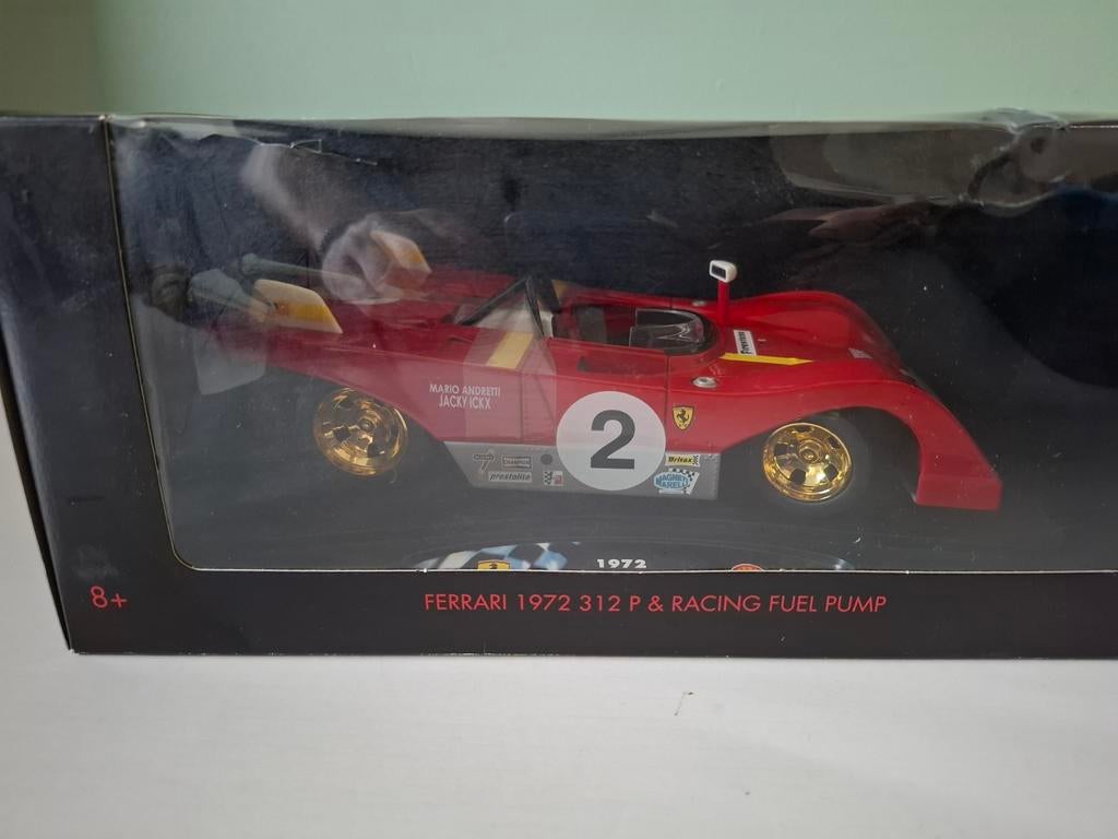 Ferrari 1972 312 P Shell Classico - Nieuw in doos, Hobby en Vrije tijd, Ophalen of Verzenden, Nieuw, Auto, Overige merken