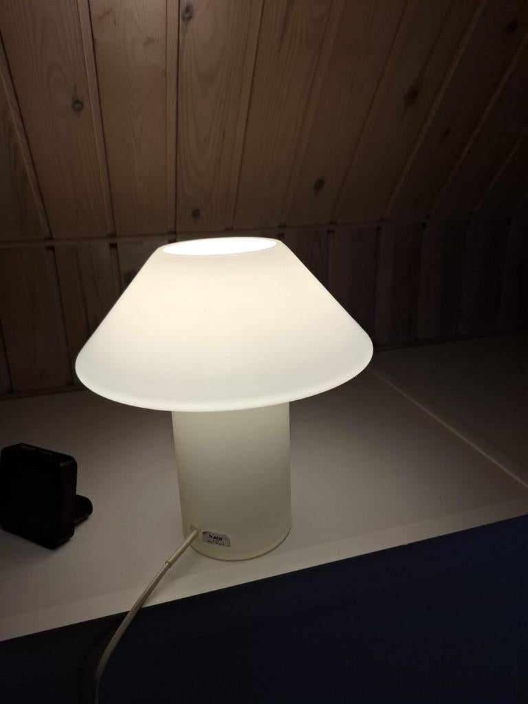 Hala Zeist 2 bedlampjes, mushroom, Ophalen of Verzenden, Gebruikt, Glas, Minder dan 50 cm